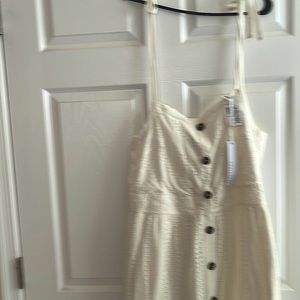 Eyelet white dress